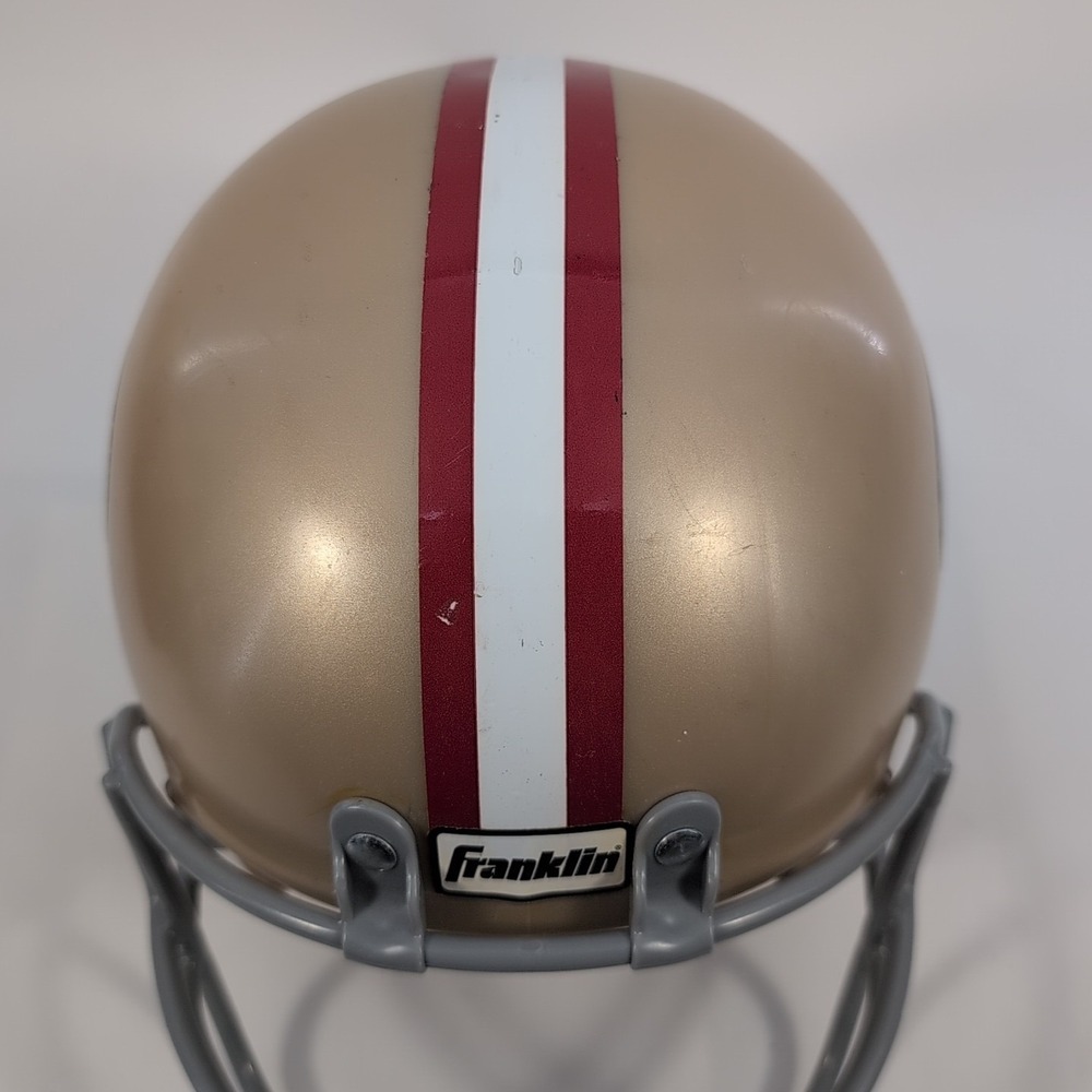 FRANKLIN San Francisco 49ers Youth Football Helmet - Gold/Red Color - Picture 5 of 8